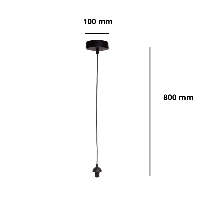 BRILAGI - Napájací kábel PARTY 1xE14/60W/230V čierna