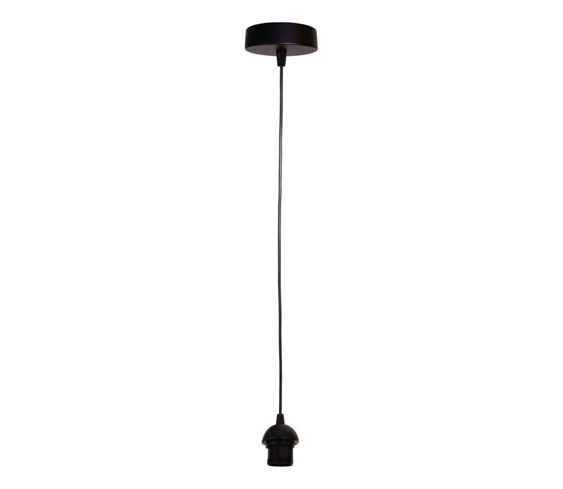 Brilagi - Napájací kábel PARTY 1xE27/60W/230V, dĺžka 10 cm, čierny 8590828061281