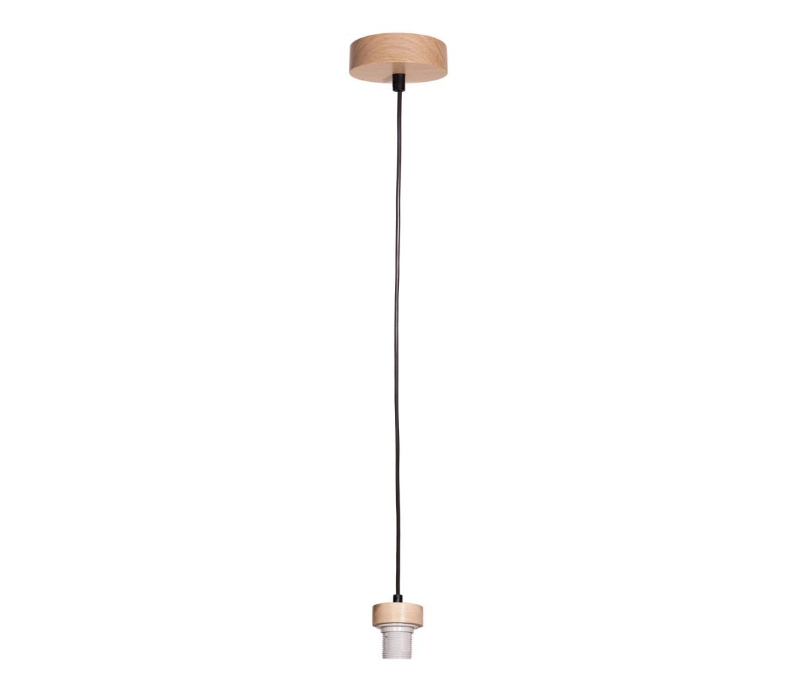 Brilagi - Napájací kábel PARTY 1xE27/60W/230V, priemer 10 cm, dub 8590828061250