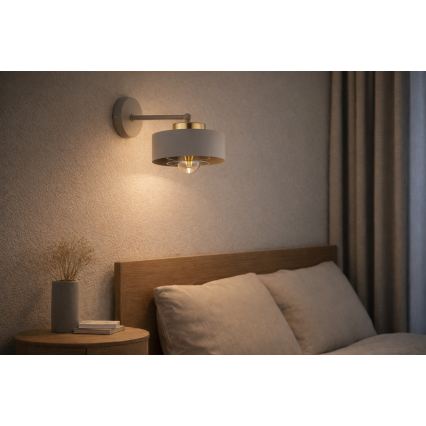 Brilagi - Nástenná lampa 1xE27/60W/230V béžová/zlatá