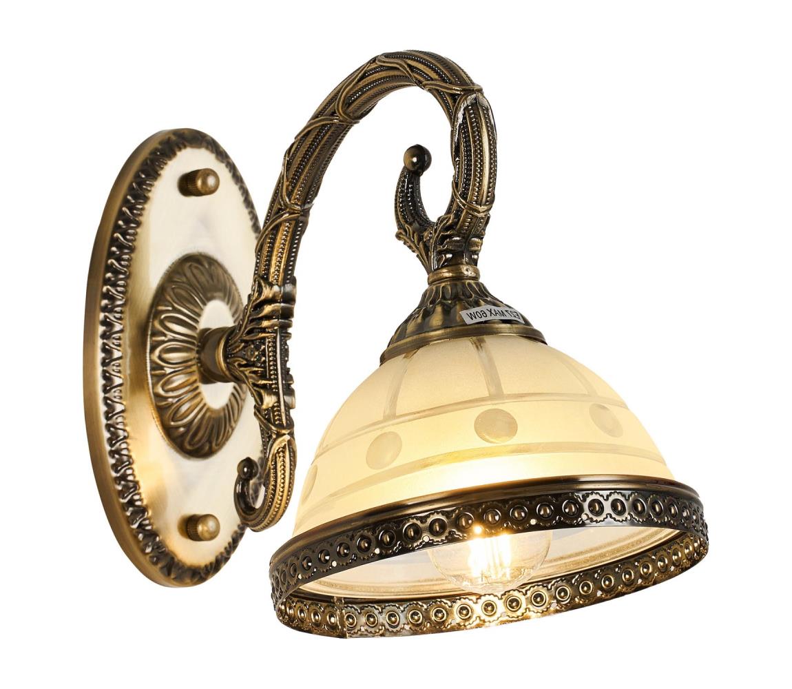 Brilagi - Nástenná lampa CLASSIC 1xE27/60W/230V mosadz BG71326