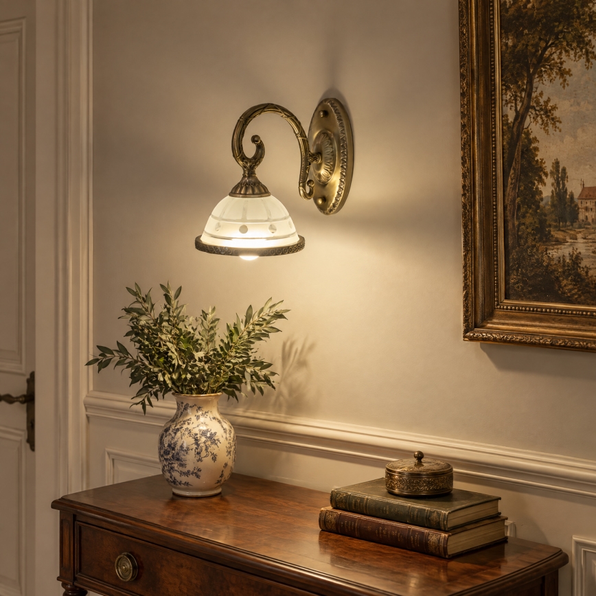 BRILAGI - Nástenná lampa CLASSIC 1xE27/60W/230V mosadz