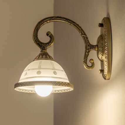 BRILAGI - Nástenná lampa CLASSIC 1xE27/60W/230V mosadz