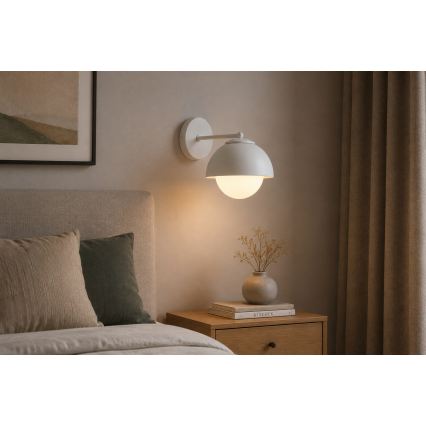 BRILAGI - Nástenná lampa COSMO 1xE27/60W/230V biela/zlatá