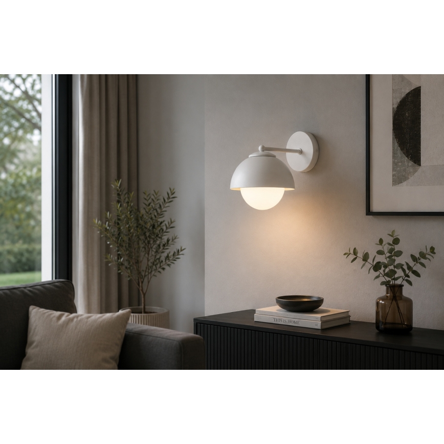 BRILAGI - Nástenná lampa COSMO 1xE27/60W/230V biela/zlatá
