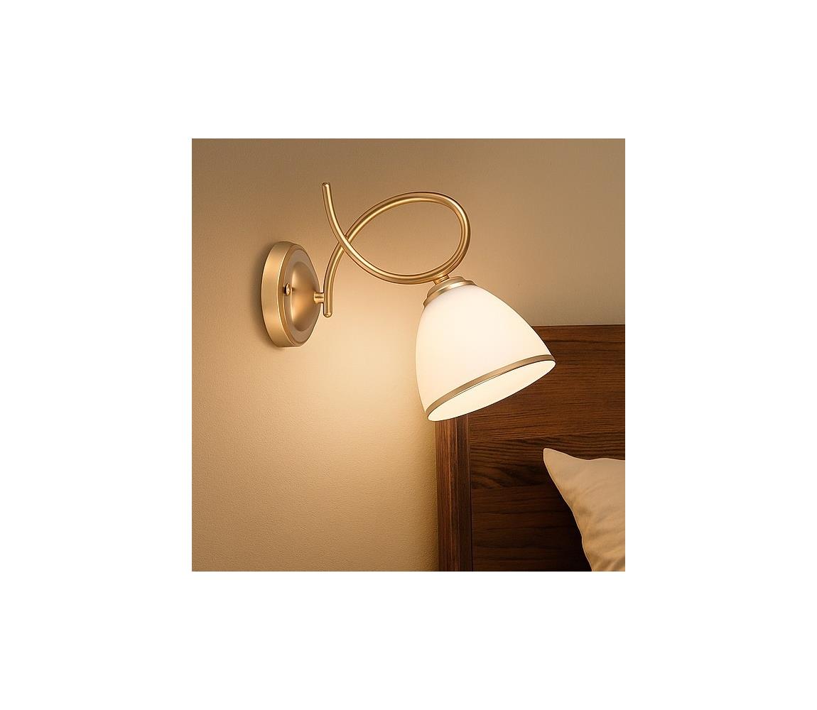 Brilagi - Nástenná lampa FRED 1xE27/60W/230V zlatá 63038