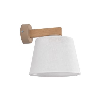 Brilagi - Nástenná lampa LATTE SABIA 1xE27/15W/230V borovica/biela