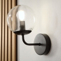 Brilagi - Nástenná lampa MALIVA 1xE14/15W/230V čierna/číra