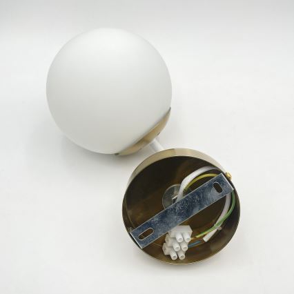 Brilagi - Nástenná lampa MALIVA 1xE14/15W/230V zlatá/biela