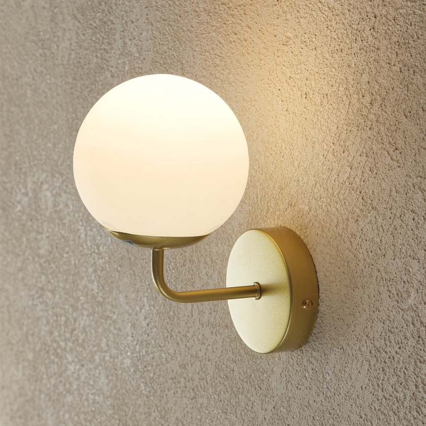 Brilagi - Nástenná lampa MALIVA 1xE14/15W/230V zlatá/biela