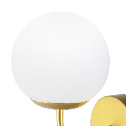 Brilagi - Nástenná lampa MALIVA 1xE14/15W/230V zlatá/biela