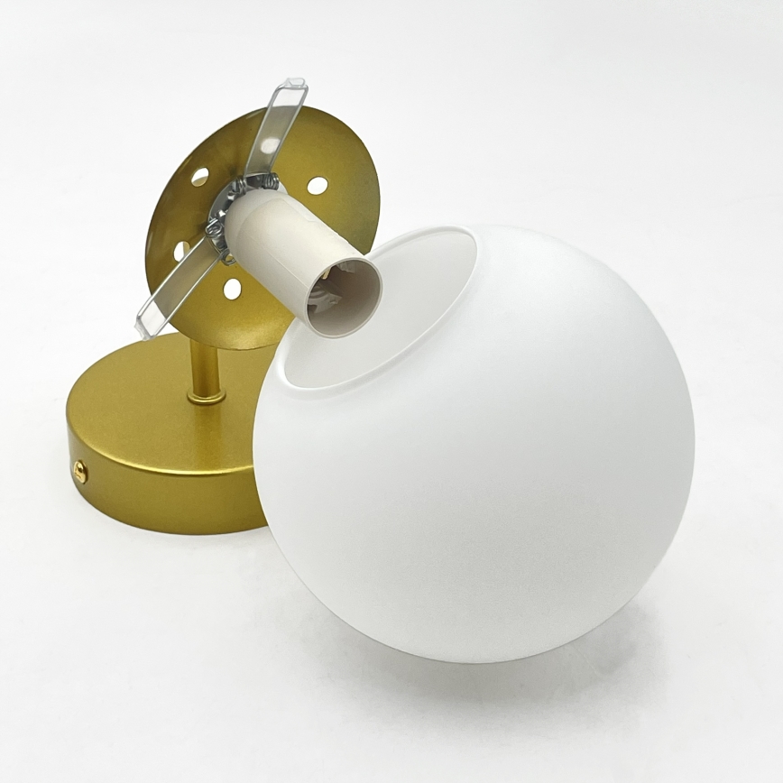 Brilagi - Nástenná lampa MALIVA 1xE14/15W/230V zlatá/biela