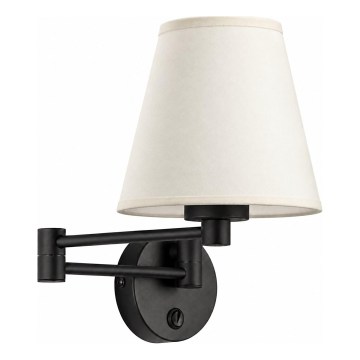 BRILAGI - Nástenná lampa NUBILA 1xE27/15W/230V krémová/čierna