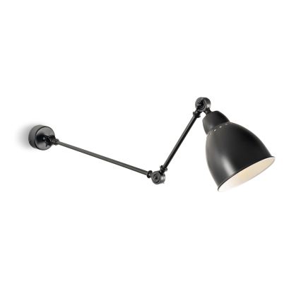 BRILAGI - Nástenná lampa QUILL 1xE27/40W/230V 83 cm čierna