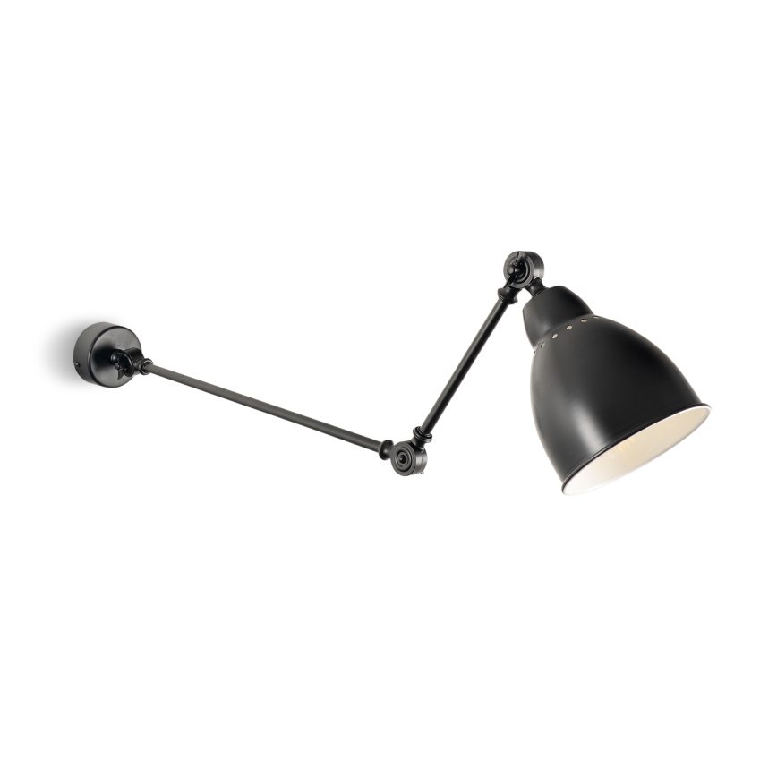 BRILAGI - Nástenná lampa QUILL 1xE27/40W/230V 83 cm čierna