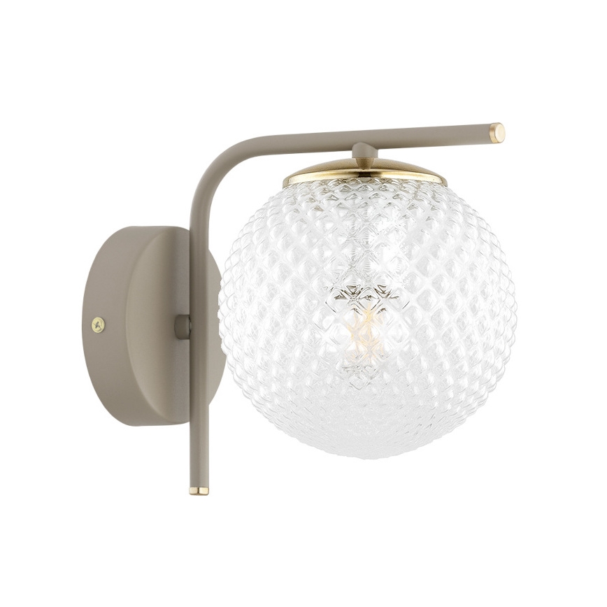 Brilagi - Nástenná lampa STELLA 1xE27/60W/230V béžová/zlatá