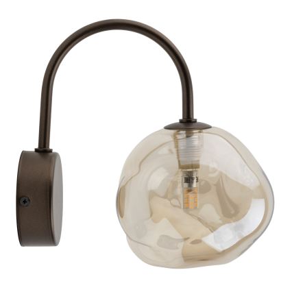 Brilagi - Nástenná lampa VULCANO 1xG9/8W/230V hnedá/dymová béžová