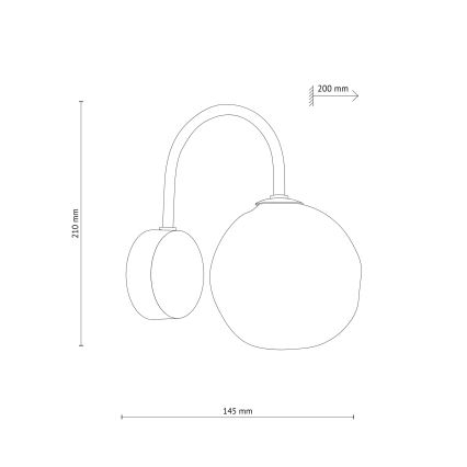 Brilagi - Nástenná lampa VULCANO 1xG9/8W/230V hnedá/dymová béžová