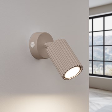 Brilagi - Nástenné bodové svietidlo CRESTO 1xGU10/10W/230V taupe