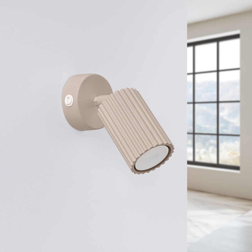 Brilagi - Nástenné bodové svietidlo CRESTO 1xGU10/10W/230V taupe