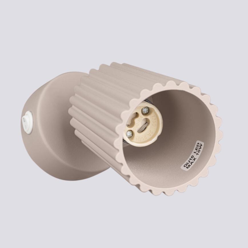 Brilagi - Nástenné bodové svietidlo CRESTO 1xGU10/10W/230V taupe