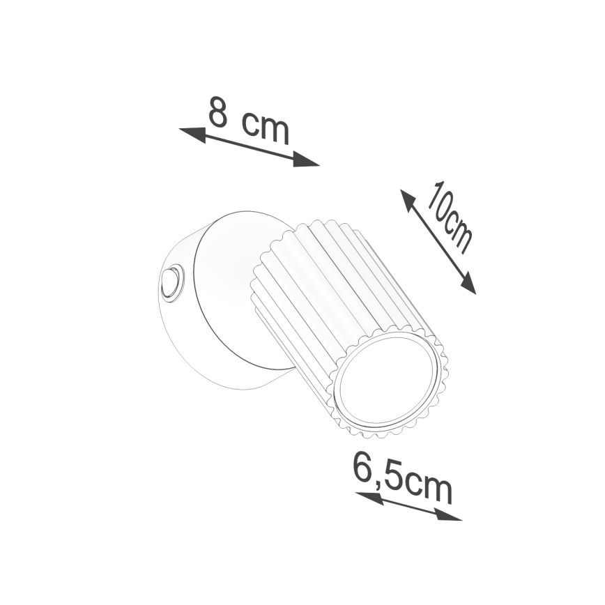 Brilagi - Nástenné bodové svietidlo CRESTO 1xGU10/10W/230V zlatá