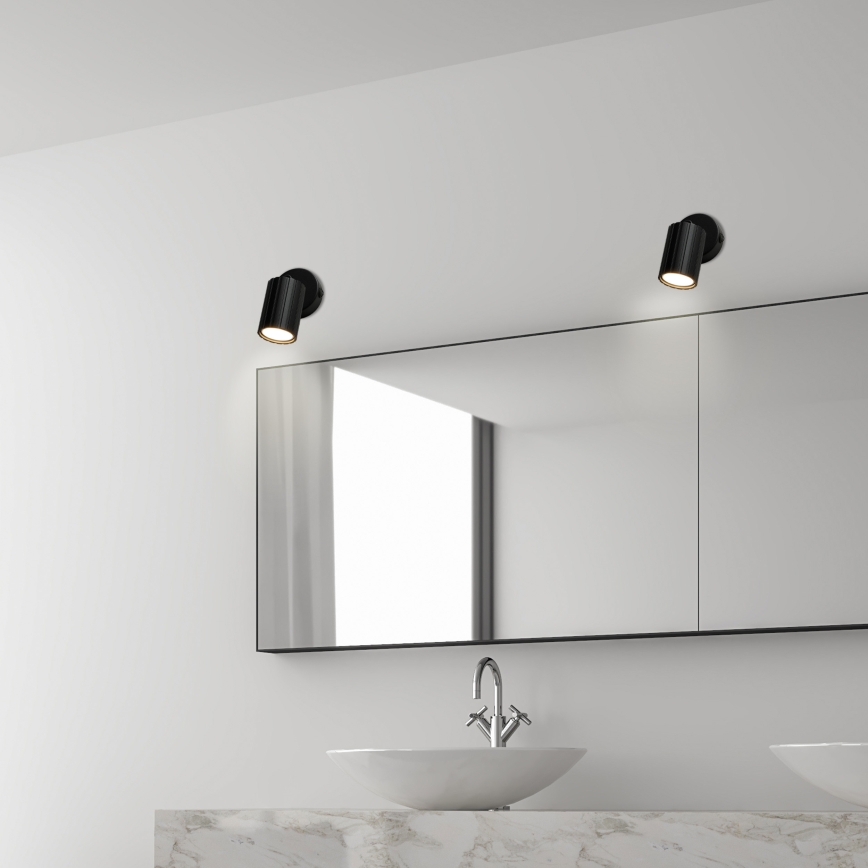 Brilagi - Nástenné bodové svietidlo CRISPINA 1xGU10/10W/230V čierna