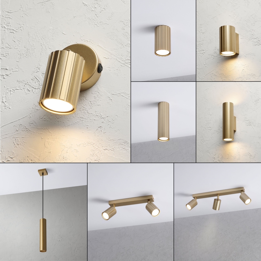 Brilagi - Nástenné bodové svietidlo CRISPINA 1xGU10/10W/230V zlatá