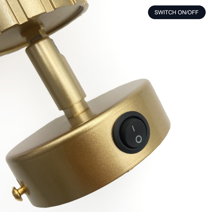 Brilagi - Nástenné bodové svietidlo CRISPINA 1xGU10/10W/230V zlatá