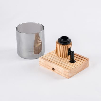 Brilagi - Nástenné bodové svietidlo HYGGE 1xE14/15W/230V kaučukovník/dymová