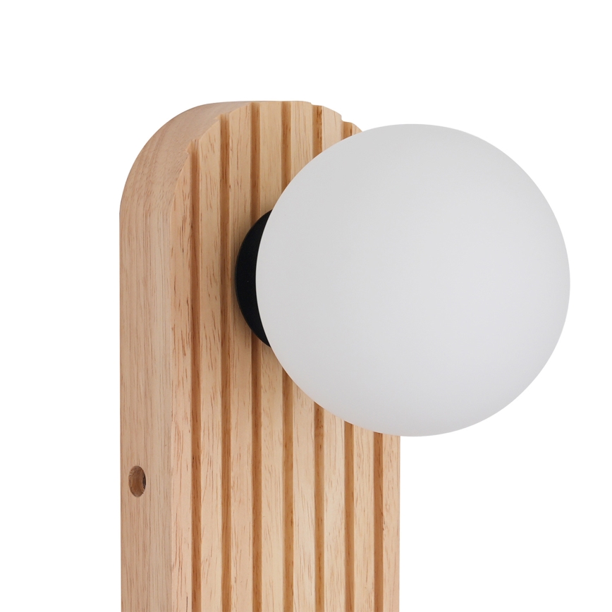 Brilagi - Nástenné bodové svietidlo MODERN WOOD 1xG9/5W/230V + 1xGU10/8W drevo