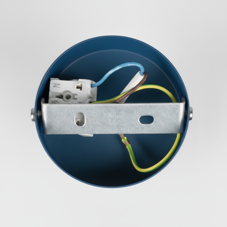 Brilagi - Nástenné bodové svietidlo POKER 1xGU10/25W/230V modrá/zlatá