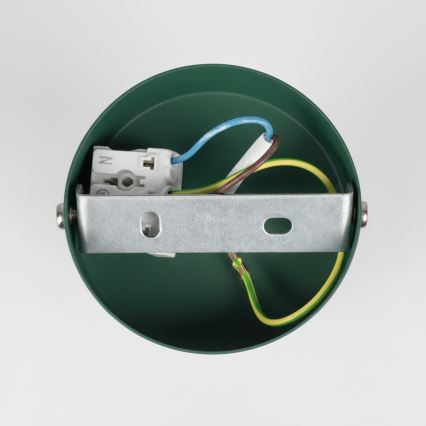 Brilagi - Nástenné bodové svietidlo POKER 1xGU10/25W/230V zelená/zlatá