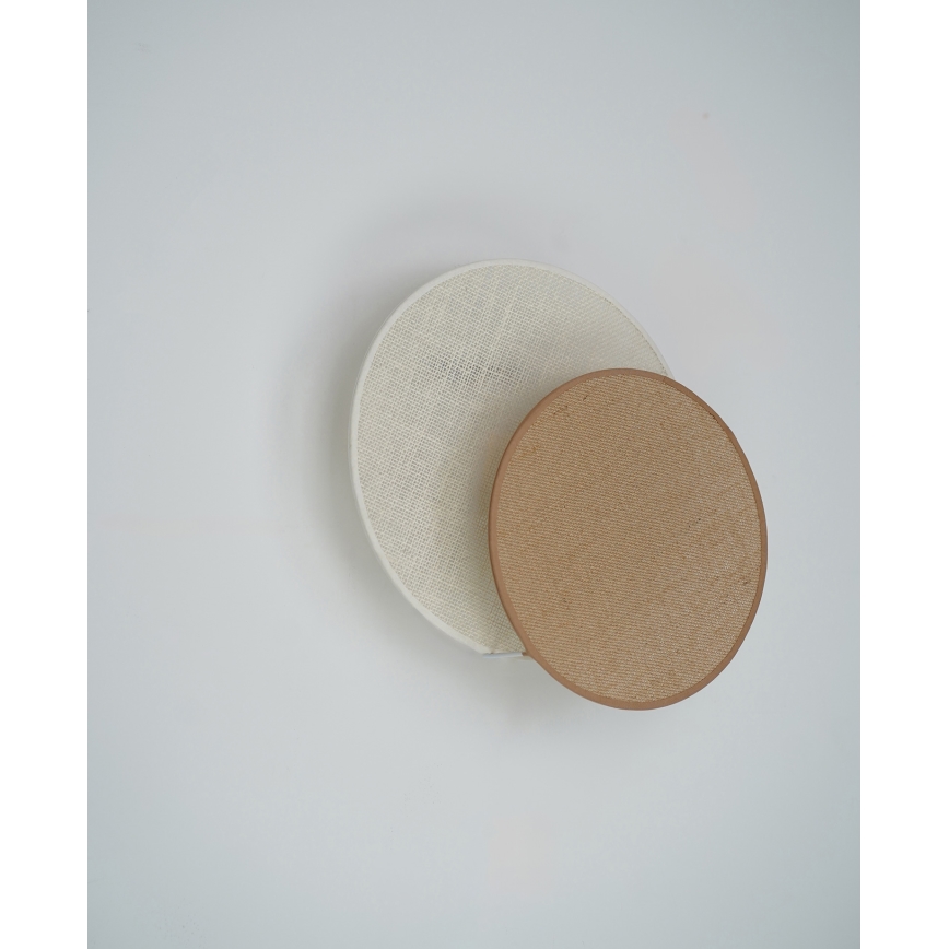 Brilagi - Nástenné svietidlo CIRCLES 1xE27/15W/230V 35x32 cm béžová/krémová