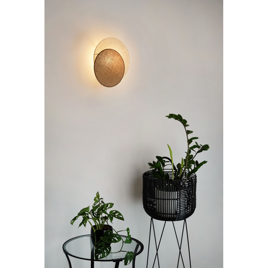 Brilagi - Nástenné svietidlo CIRCLES 1xE27/15W/230V 35x32 cm béžová/krémová