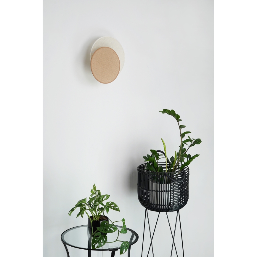 Brilagi - Nástenné svietidlo CIRCLES 1xE27/15W/230V 35x32 cm béžová/krémová