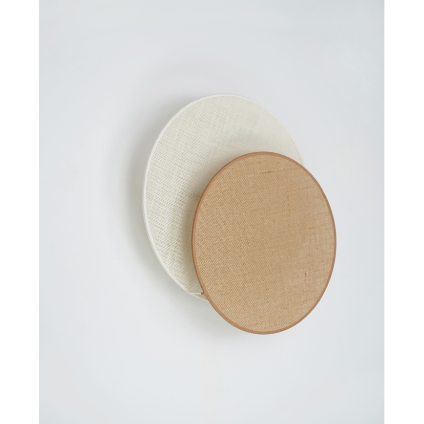 Brilagi - Nástenné svietidlo CIRCLES 1xE27/15W/230V 45x45 cm béžová/krémová