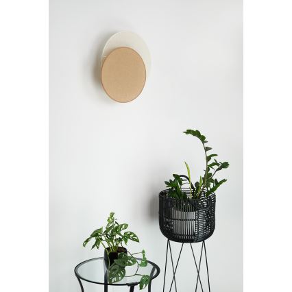 Brilagi - Nástenné svietidlo CIRCLES 1xE27/15W/230V 45x45 cm béžová/krémová