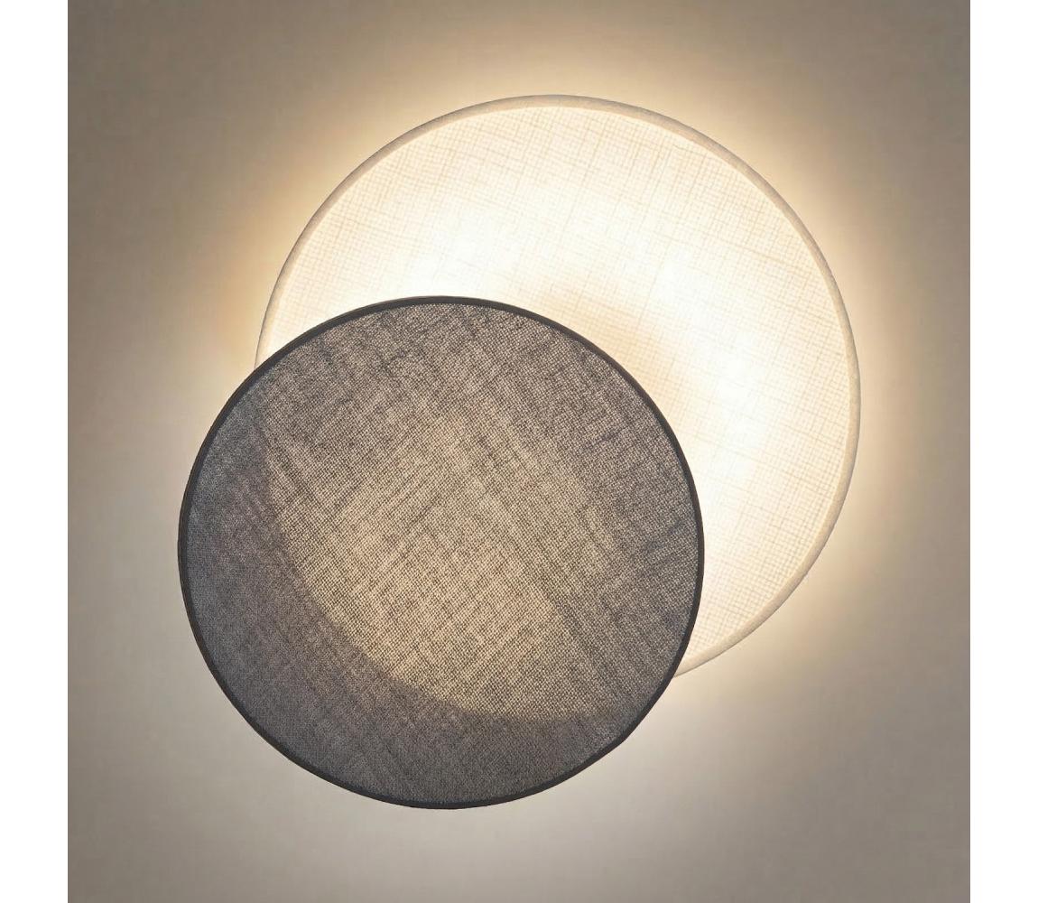 Brilagi - Nástenné svietidlo CIRCLES 1xE27/60W/230V pr. 35 cm krémové/šedé 8590828052791