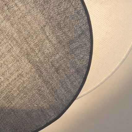 Brilagi - Nástenné svietidlo CIRCLES 1xE27/60W/230V pr. 35 cm krémové/šedé