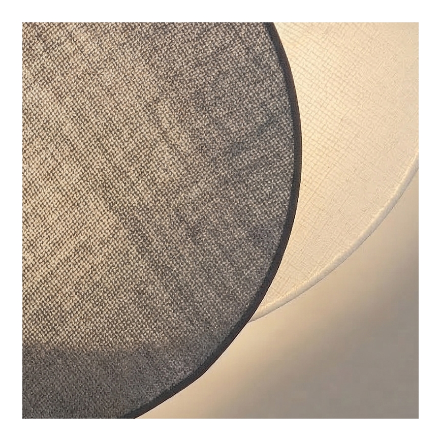 Brilagi - Nástenné svietidlo CIRCLES 1xE27/60W/230V pr. 35 cm krémové/šedé