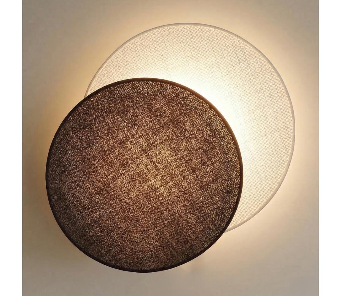 Brilagi - Nástenné svietidlo CIRCLES 1xE27/60W/230V pr. 45 cm krémová/hnedá 8590828052807