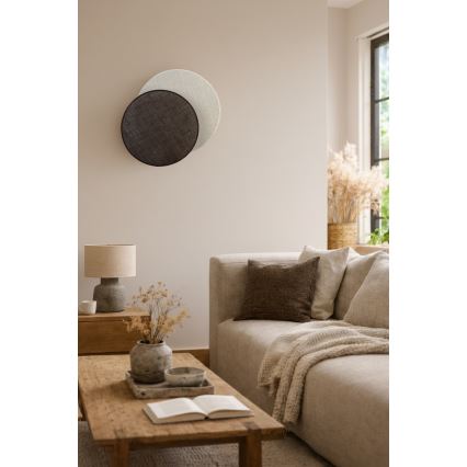 Brilagi - Nástenné svietidlo CIRCLES 1xE27/60W/230V pr. 45 cm krémová/hnedá