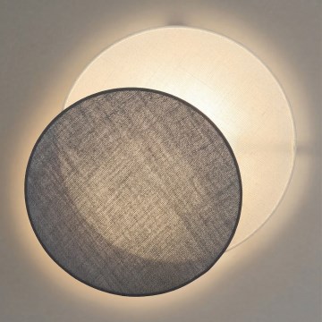Brilagi - Nástenné svietidlo CIRCLES 1xE27/60W/230V priemer 45 cm krémové/sivé