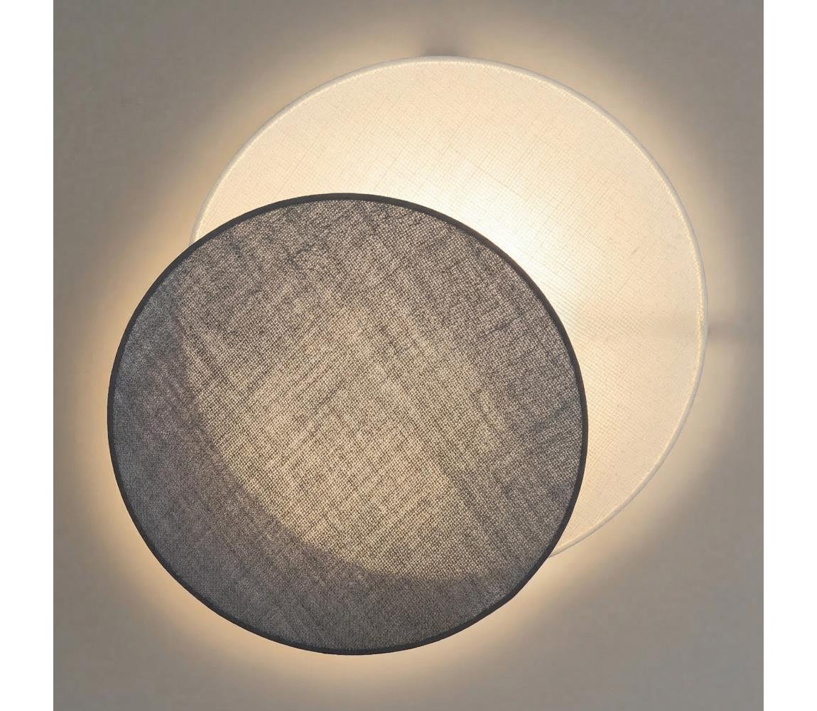 Brilagi - Nástenné svietidlo CIRCLES 1xE27/60W/230V priemer 45 cm krémové/sivé 8590828052784