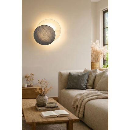Brilagi - Nástenné svietidlo CIRCLES 1xE27/60W/230V priemer 45 cm krémové/sivé