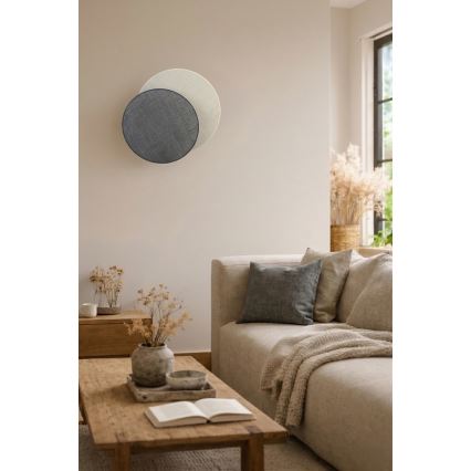 Brilagi - Nástenné svietidlo CIRCLES 1xE27/60W/230V priemer 45 cm krémové/sivé
