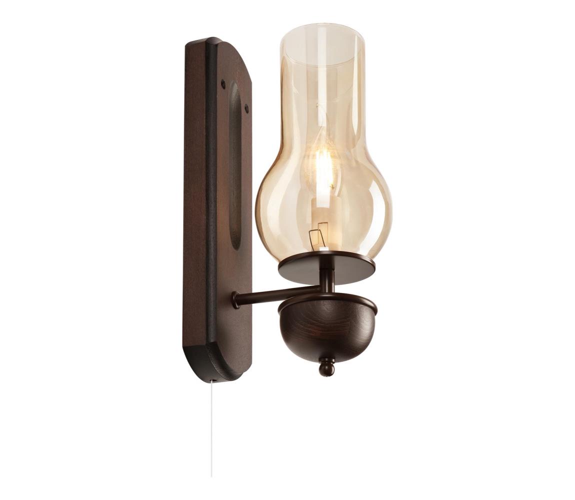 Brilagi Brilagi - Nástenné svietidlo COTTAGE 1xE14/40W/230V buk/hnedá