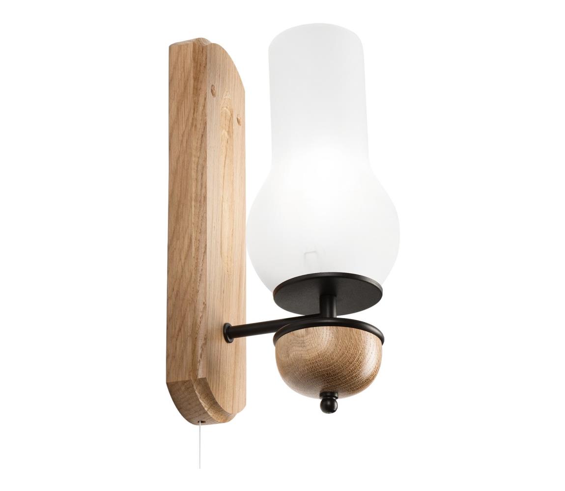 Brilagi Brilagi - Nástenné svietidlo COTTAGE 1xE14/40W/230V dub/biela