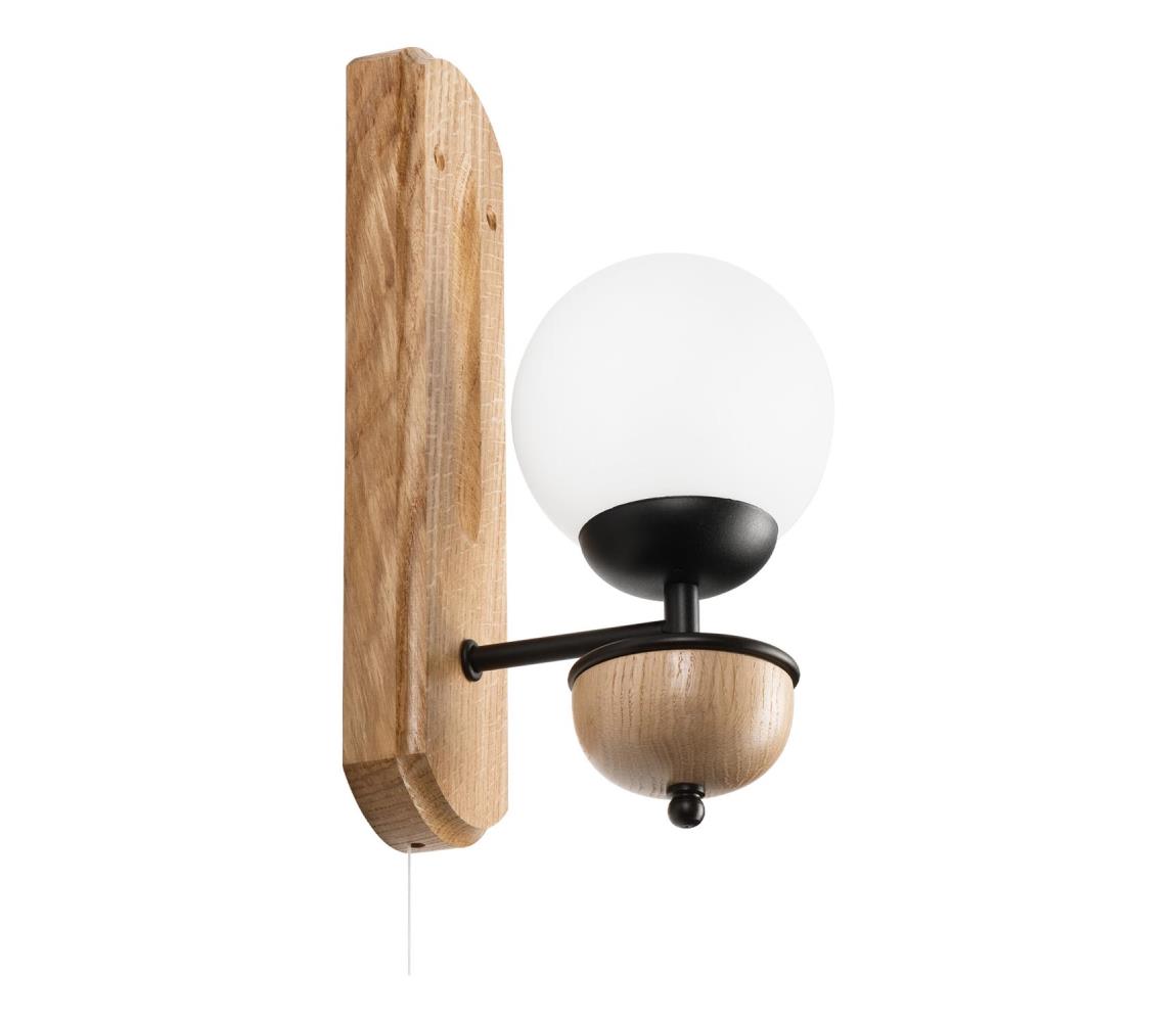 Brilagi Brilagi - Nástenné svietidlo COTTAGE 1xG9/40W/230V dub/biela